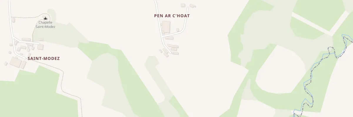 Plan du 5330 Pen ar C’hoat à Guerlesquin
