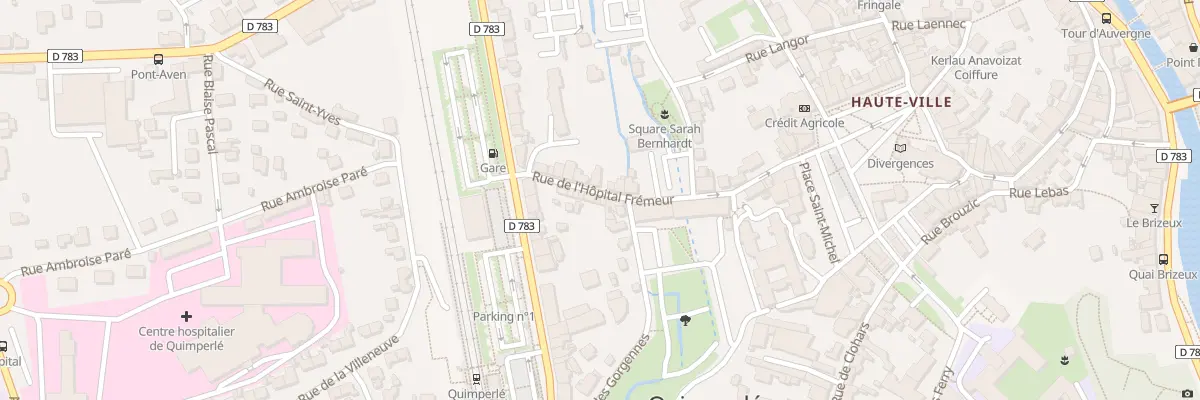 Plan du 11 Rue de l’Hôpital Fremeur à Quimperlé