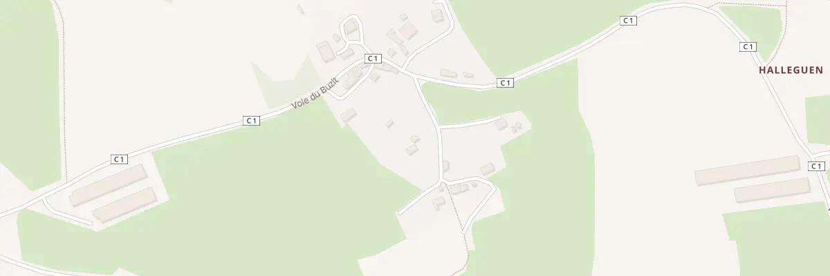 Plan du 5076 Le Buzit à Tréogan