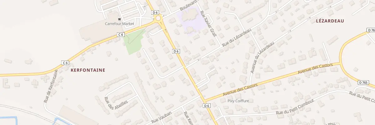 Plan du 100 Rue du Couédic à Quimperlé