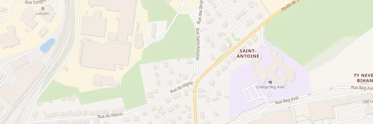 Plan du 1 Rue Tanguy Prigent à Carhaix-Plouguer