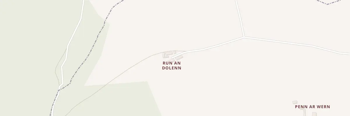 Plan du 1 Run an Dolenn à Plouzélambre