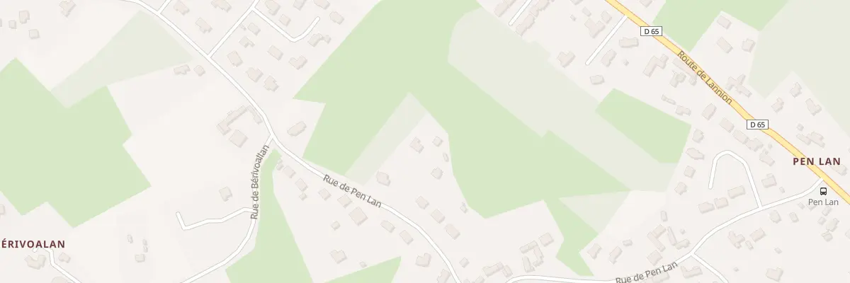 Plan du 9 Rue de Pen Lan à Trébeurden
