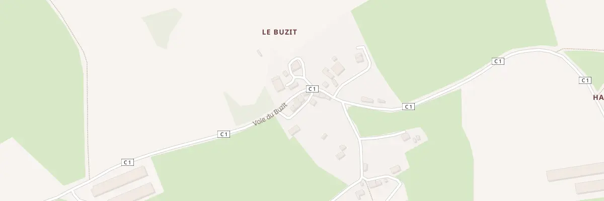 Plan du 9 Le Buzit à Tréogan