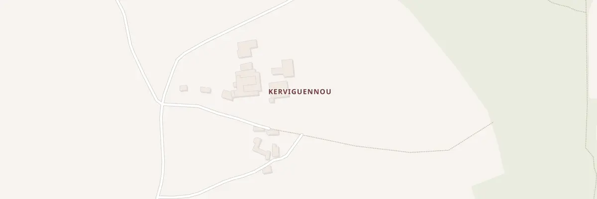 Plan du 8 Kerviguennou à Mellac