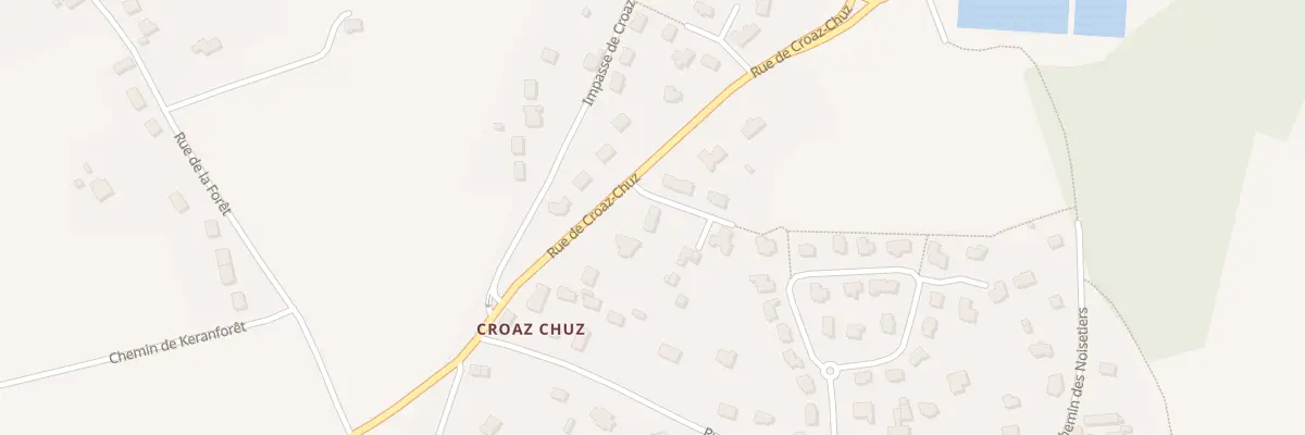 Plan du 7 Rue de Croaz-Chuz à Quimperlé