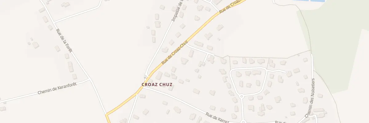 Plan du 9 Rue de Croaz-Chuz à Quimperlé