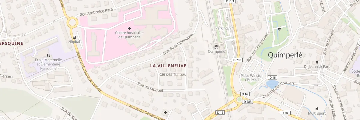 Plan du 4 Rue des Roses à Saint-Yvi