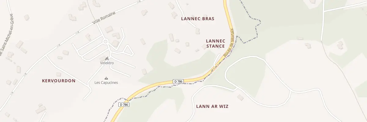 Plan du 3 Rte de Morlaix à Trédrez-Locquémeau