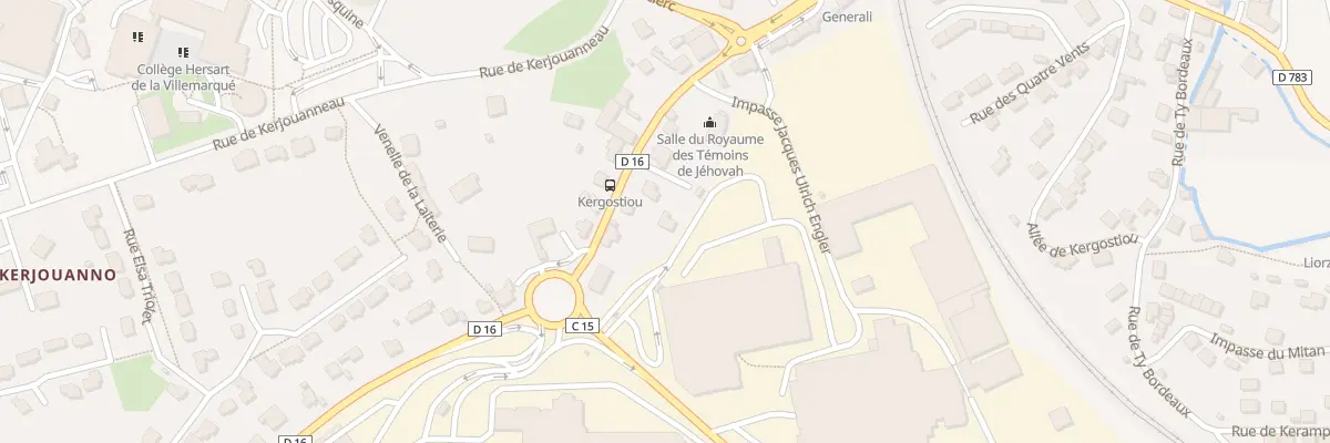 Plan du 37 Rue de Moëlan à Quimperlé