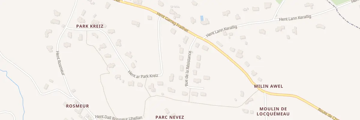 Plan du 4 Rue de la Résistance à Trédrez-Locquémeau