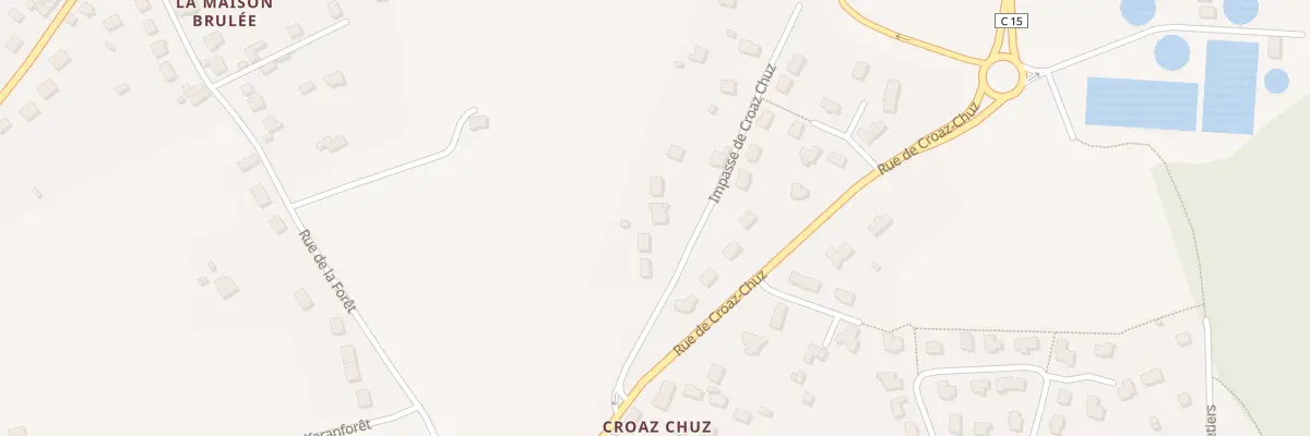 Plan du 13 Imp de Croaz-Chuz à Quimperlé
