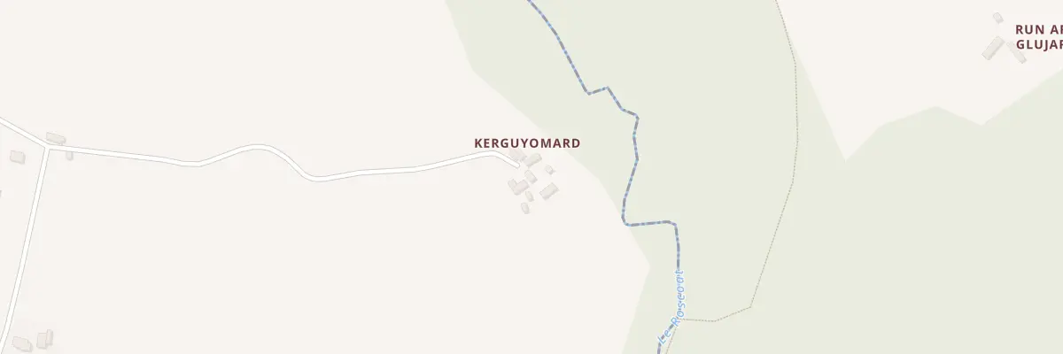 Plan du 5B Rte de Kerguyomard à Tréduder