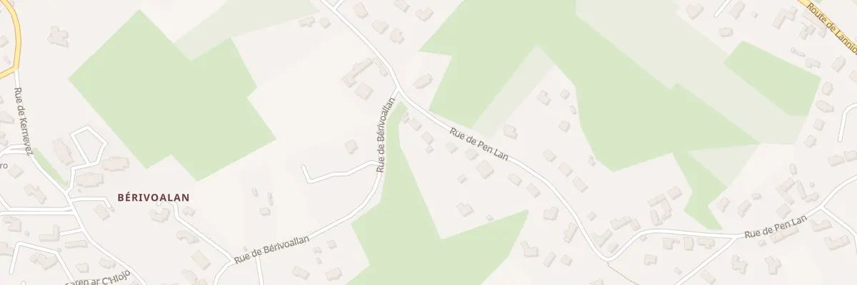 Plan du 8 Rue de Pen Lan à Trébeurden