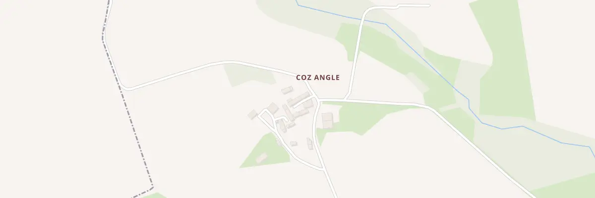 Plan du 1 Coz Angle à Carnoët