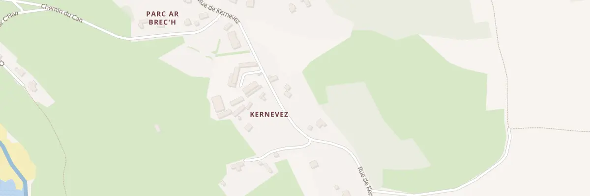 Plan du 55 Rue de Kernevez à Trébeurden