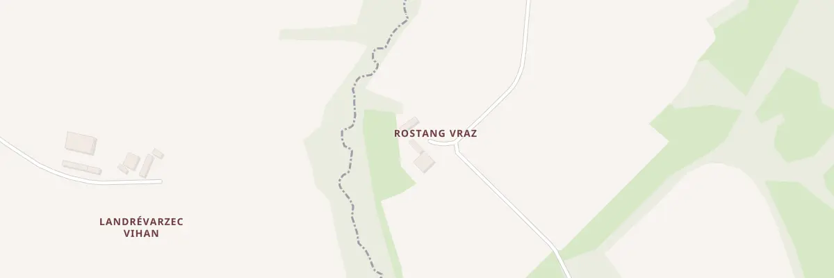 Plan du 5598 Rostang Bras à Carnoët