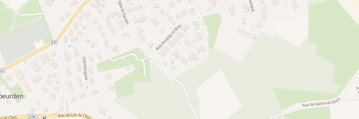 Plan du 11 Rue Laennec à Trébeurden