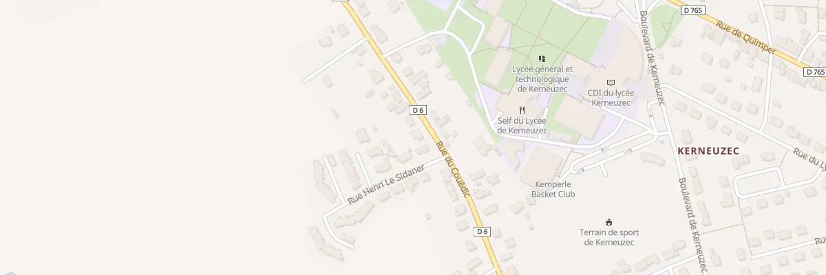 Plan du 179 Rue du Couédic à Quimperlé