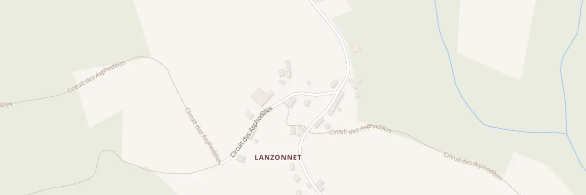 Plan du 5481 Landzonnet à Lanvénégen