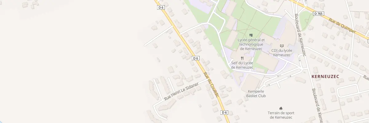 Plan du 187 Rue du Couédic à Quimperlé