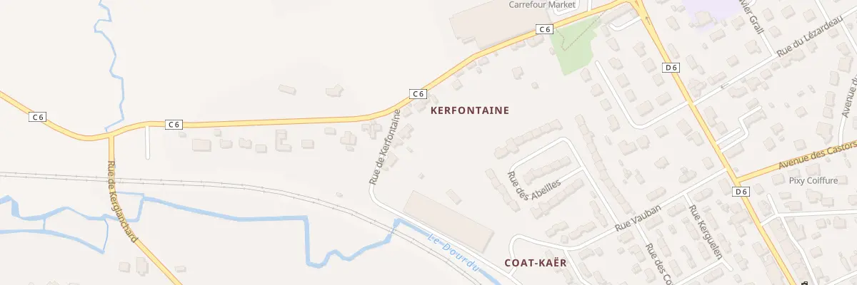 Plan du 29 Rue de Kernours à Quimperlé