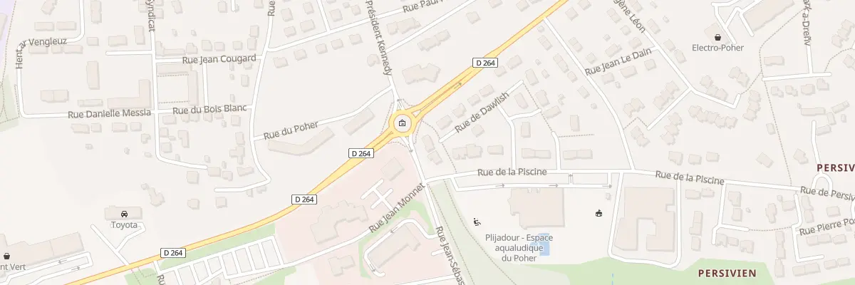 Plan du 26 Rue de Dawlish à Carhaix-Plouguer