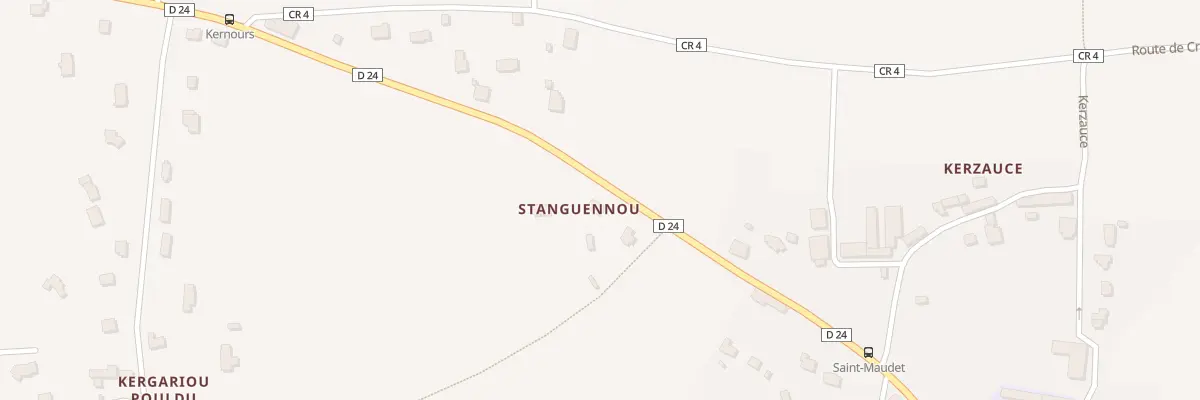 Plan du 744 Stanguennou à Clohars-Carnoët