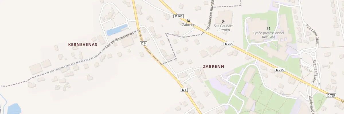 Plan du 31 Le Zabrenn à Mellac