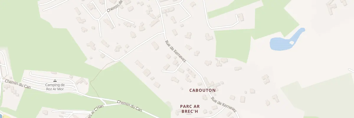 Plan du 58 Rue de Kernevez à Trébeurden