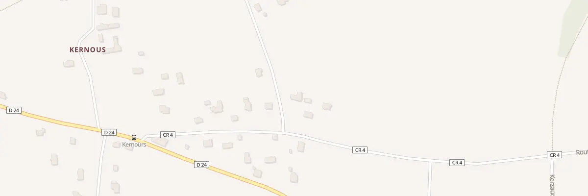 Plan du 2 Rte de Kerandouaré à Clohars-Carnoët