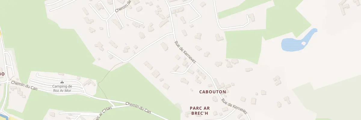 Plan du 56 Rue de Kernevez à Trébeurden