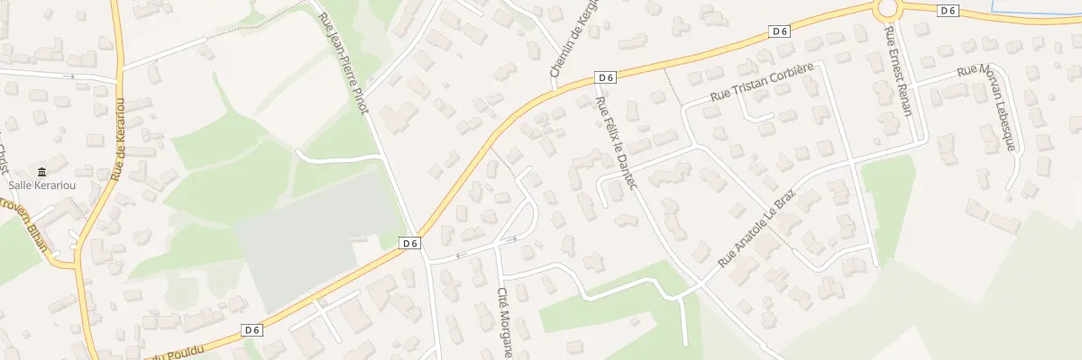 Plan du 34 Cité Morgane à Trébeurden