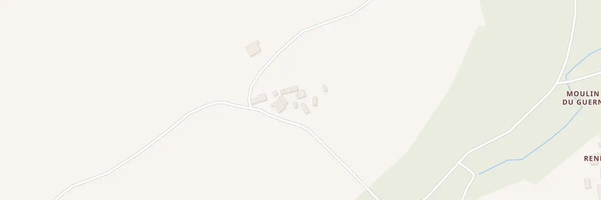Plan du 182 Kervariet à Querrien