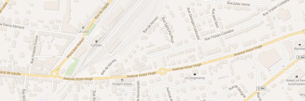 Plan du 11 Rue Tristan Corbière à Carhaix-Plouguer