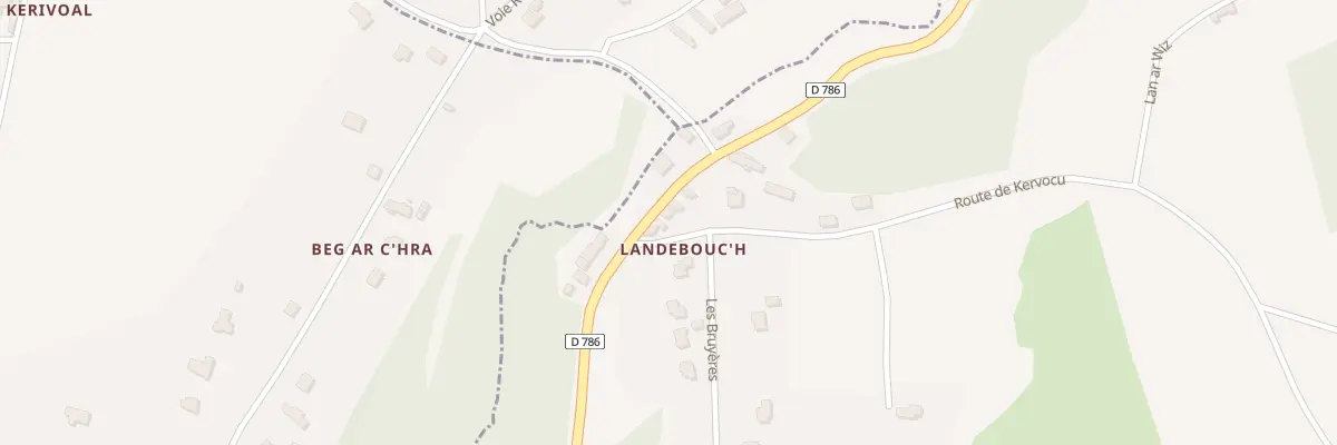 Plan du 5493 Landebouch à Ploumilliau