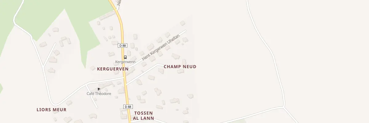 Plan du 3 Hent Dall Park Neud à Trédrez-Locquémeau