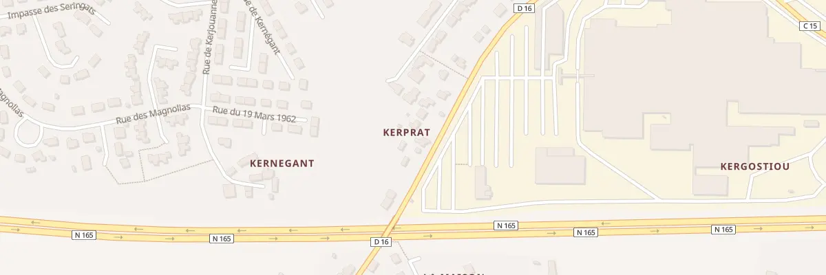 Plan du 100 Rue de Moëlan à Quimperlé