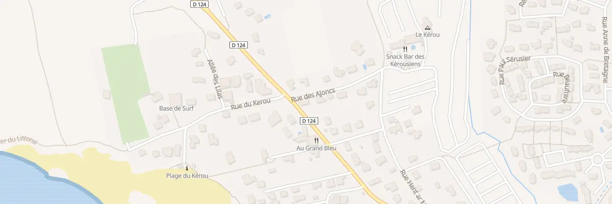 Plan du 38 Bd des Plages à Clohars-Carnoët