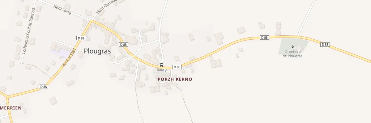 Plan du 5 Hent Logivi à Plougras