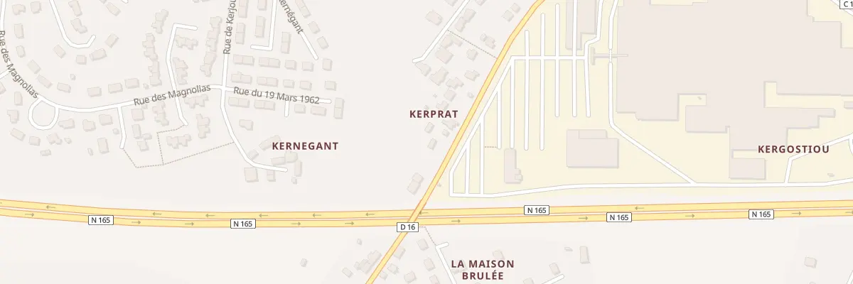 Plan du 104 Rue de Moëlan à Quimperlé