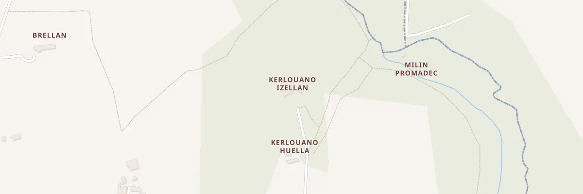 Plan du 3 Kerlouarnio à Tréduder