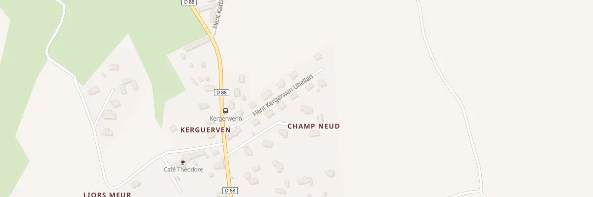 Plan du 5559 Kerguenven à Trédrez-Locquémeau