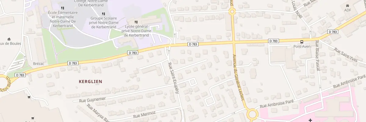 Plan du 3 Imp de Saint Exupery à Quimperlé