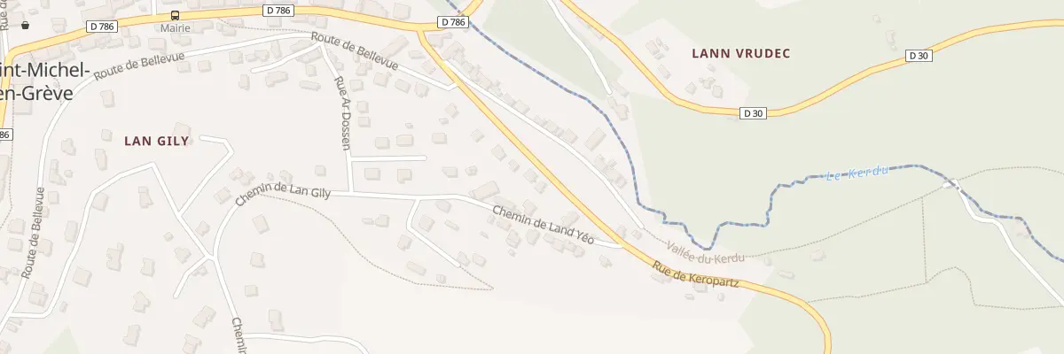 Plan du 5460 Le Bourg à Saint-Michel-en-Grève
