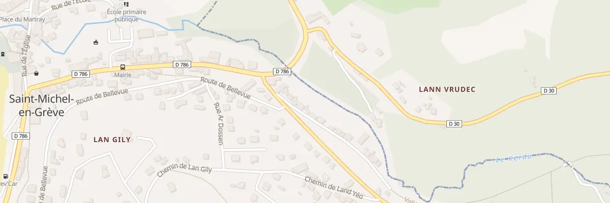 Plan du 7 Route des Moulins à Saint-Michel-en-Grève