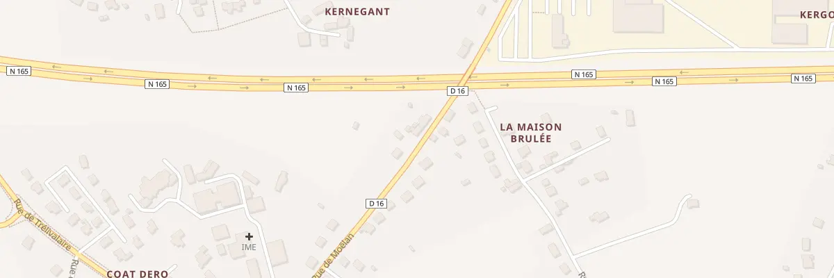 Plan du 118 Rue de Moëlan à Quimperlé