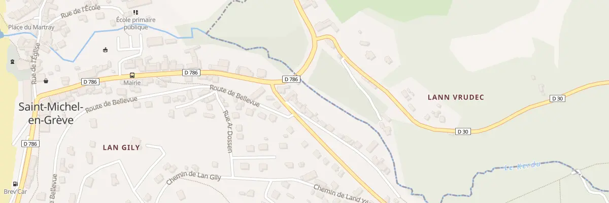 Plan du 3 Route des Moulins à Saint-Michel-en-Grève