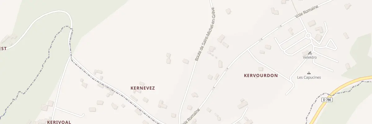 Plan du 7 Route de St Michel en Grev à Trédrez-Locquémeau