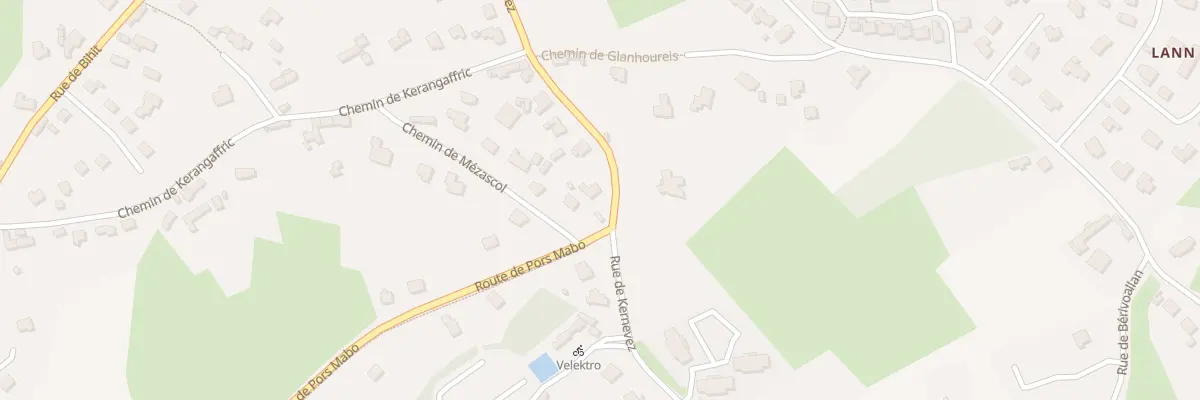 Plan du 34 Rue de Kernevez à Trébeurden